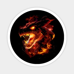 Cosmic Fire Dragon v3 Magnet